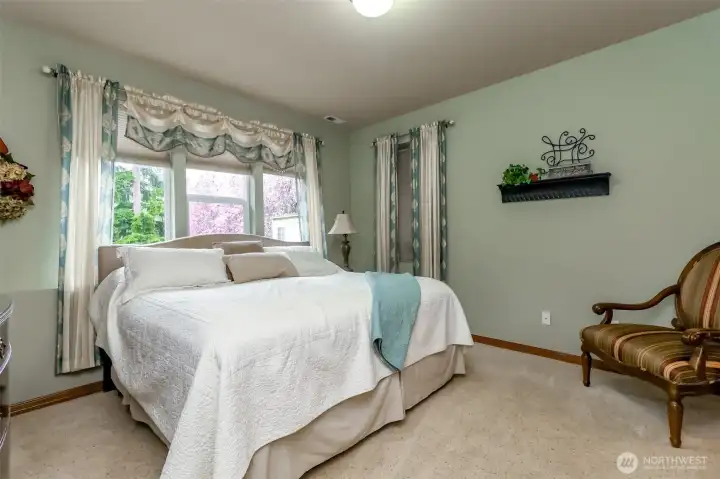 Lower level primary bedroom