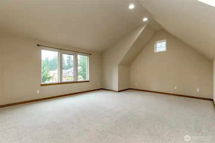 Upper level bonus room
