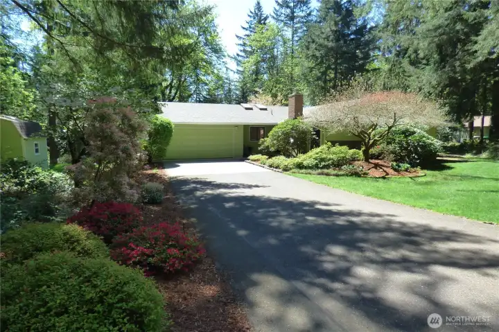 Plenty of parking in driveway and on the street as well.