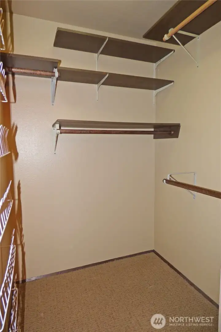 Primary closet