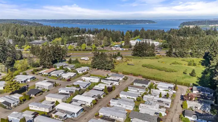 Aerial of park