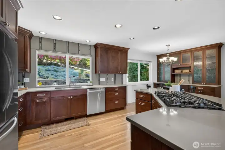 Functional and spacious kitchen