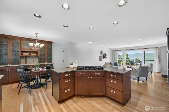 Views of the sound while you cook!