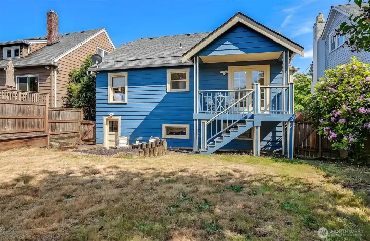 Back of the house. Back of the house.