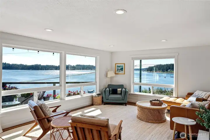 Water views from every window.