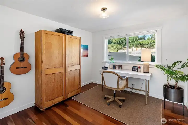 Upstairs bedroom or office.