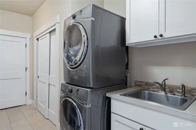 Spacious Laundry and Garage Access