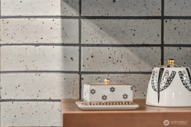 Handmade Clé tiles for kitchen backsplash