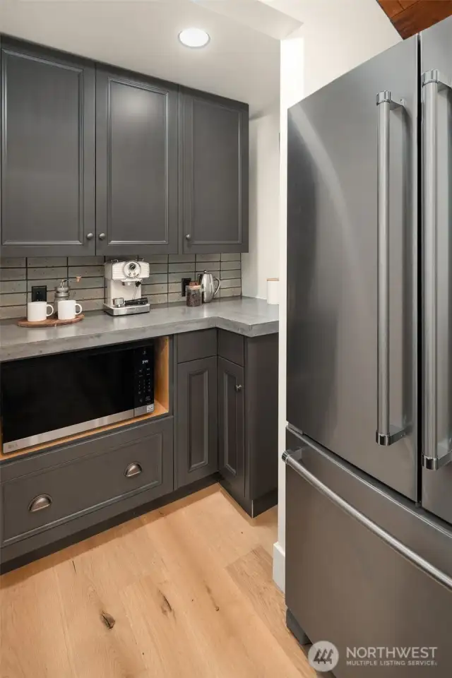 Walk-in pantry off kitchen