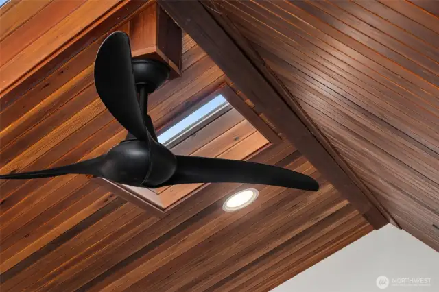 Cedar ceilings