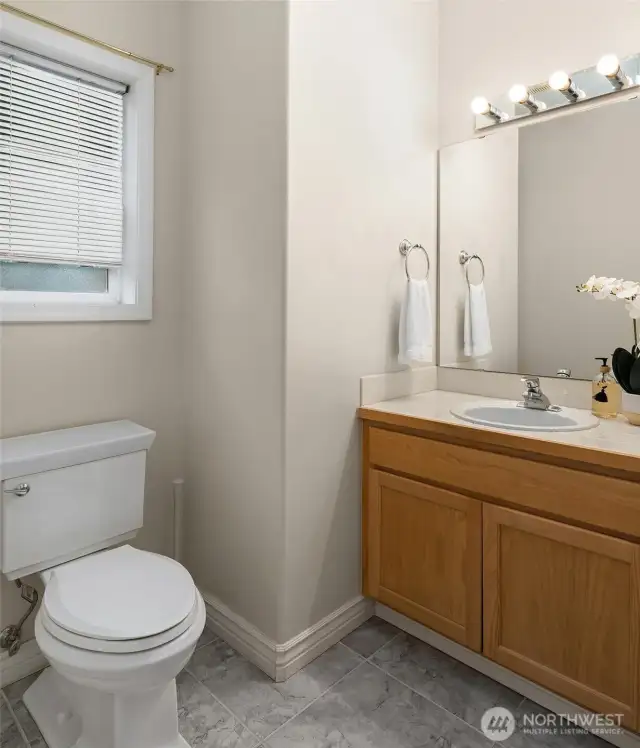 1/2 bath on main floor