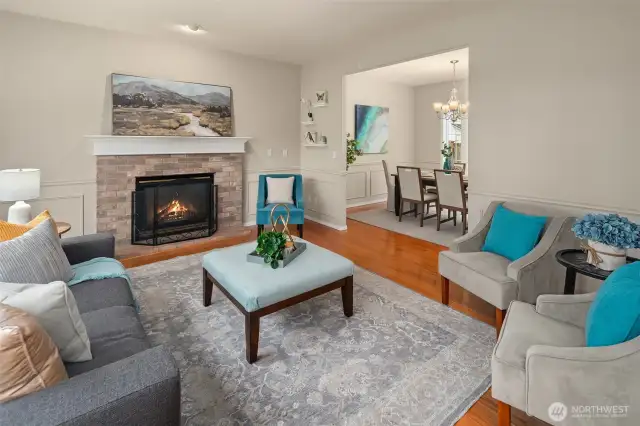 Gas fireplace