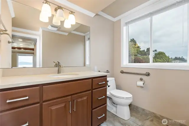 1/2 bath on main floor.