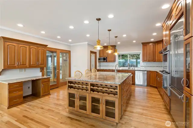 Chef's kitchen.