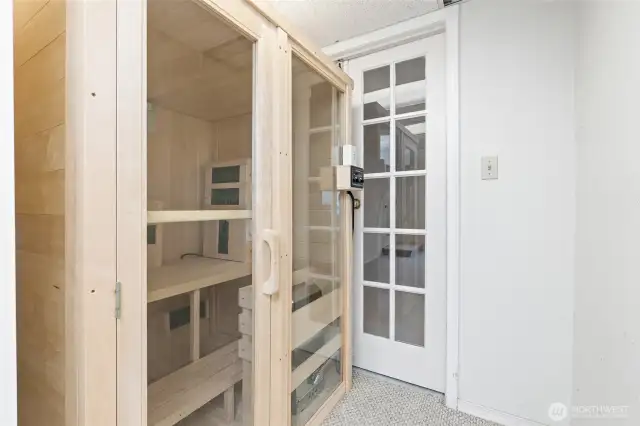 2 person sauna.
