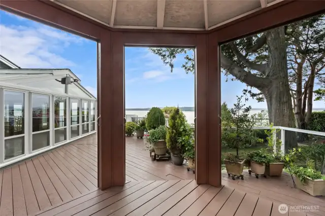 Gazebo view.