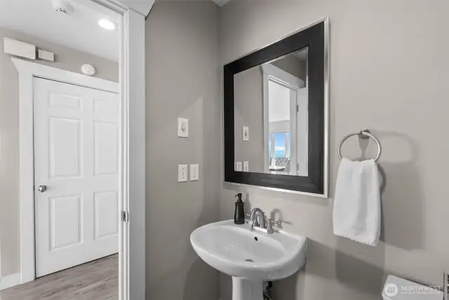 Main floor half bath