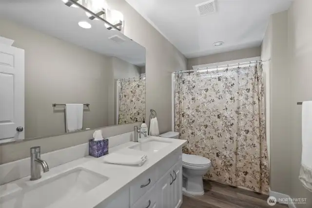 Lower-level bath