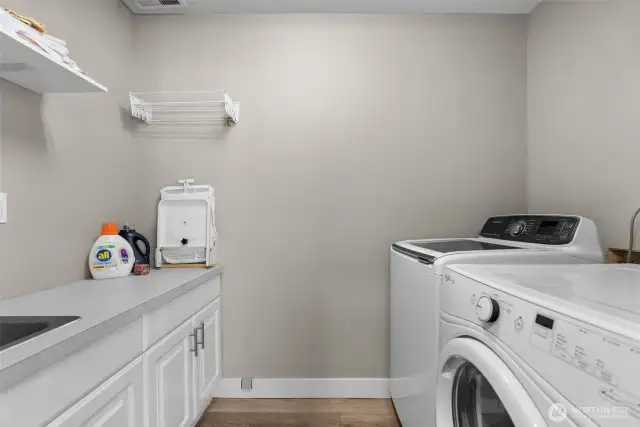 Large laundry room