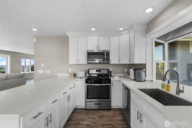 completely remodeled kitchen