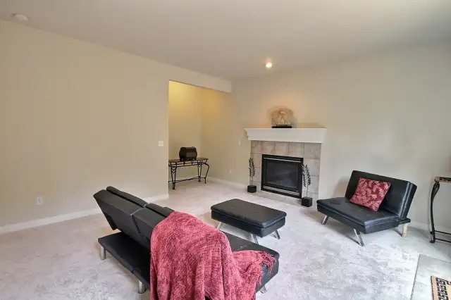Family room is open with plenty of space to create multiple seating options for the flow/environment you want to create!