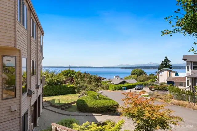 STUNNING, PANORAMIC VIEWS of Puget Sound & Olympic Mtns are the focal point of this 4 bed/4 bath Richmond Beach home.
