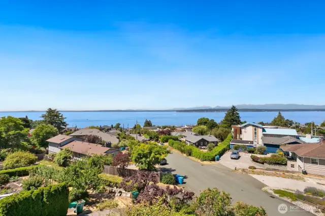 STUNNING, PANORAMIC VIEWS of Puget Sound & Olympic Mtns are the focal point of this 4 bed/4 bath Richmond Beach home.