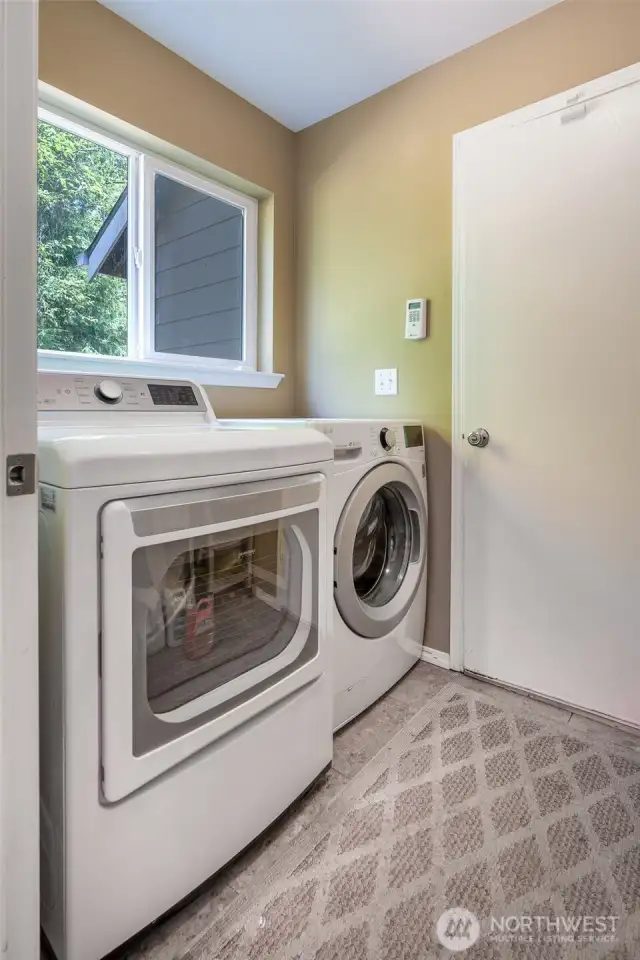 Washer and dryer are included