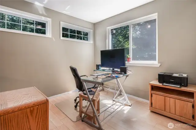 the 3rd bedroom is being used as an office now.