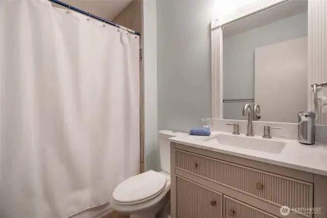 Upstairs hallway bathroom