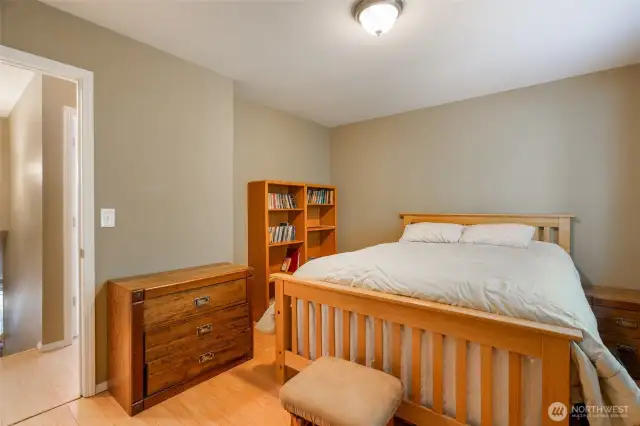 2nd bedroom overlooking the back yard