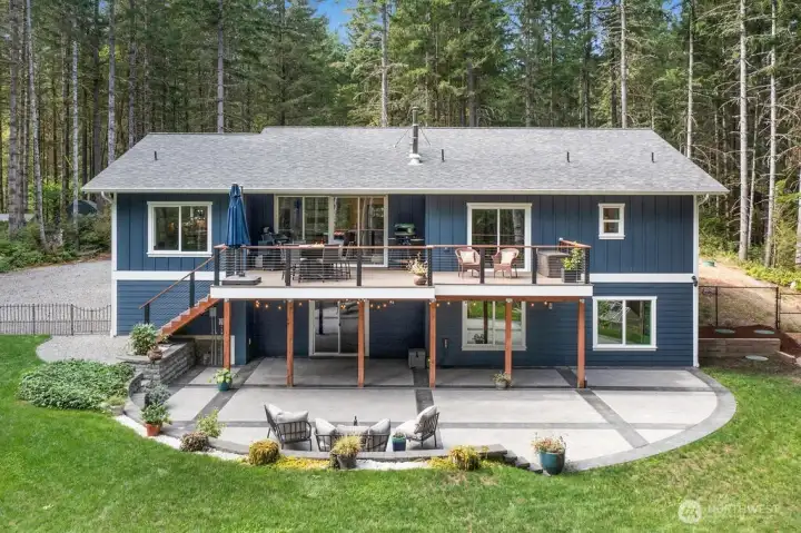 Your own private park ! Shy 5 Acre parcel with a newer 2021 Custom Built Home offering over 3800 sq feet of upgraded living space ! See the film taken of this premium estate at : https://youtu.be/ntIyLJl2CrM