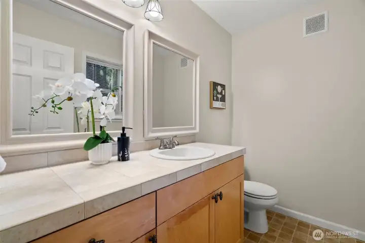 Half bath downstairs