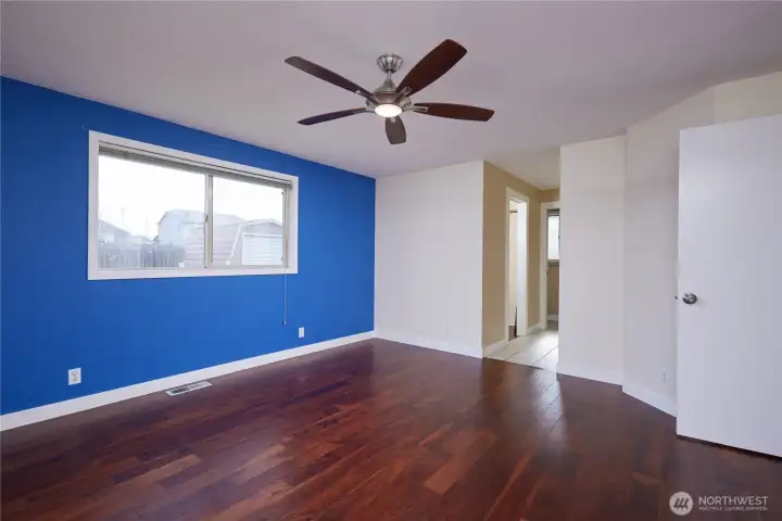 Primary bedroom unstaged