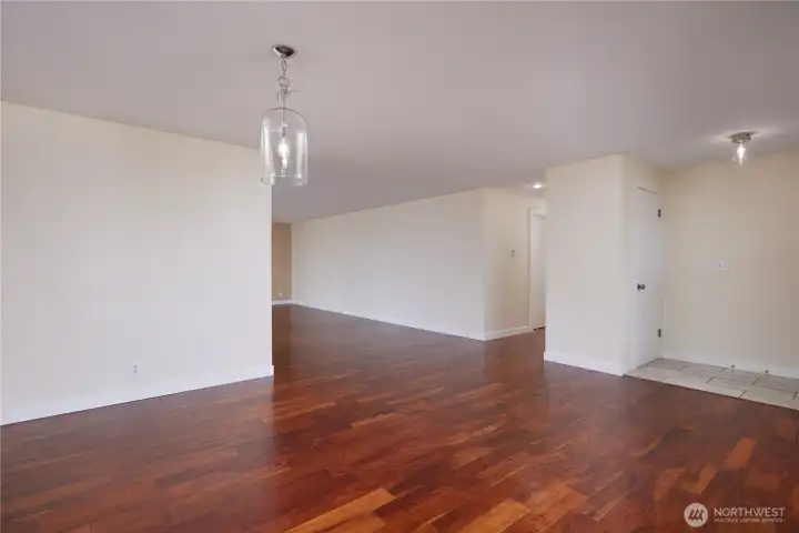 Living Room looking towards hallway to bedrooms