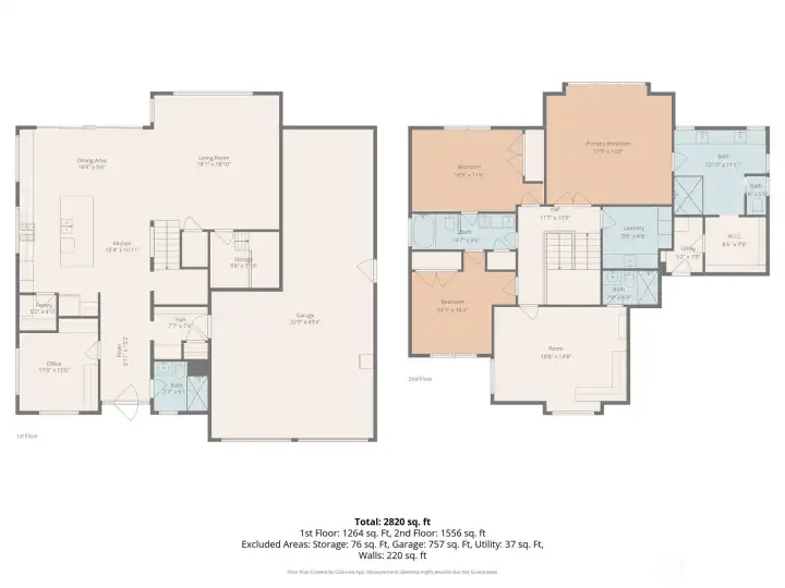 Combined floor plan view.