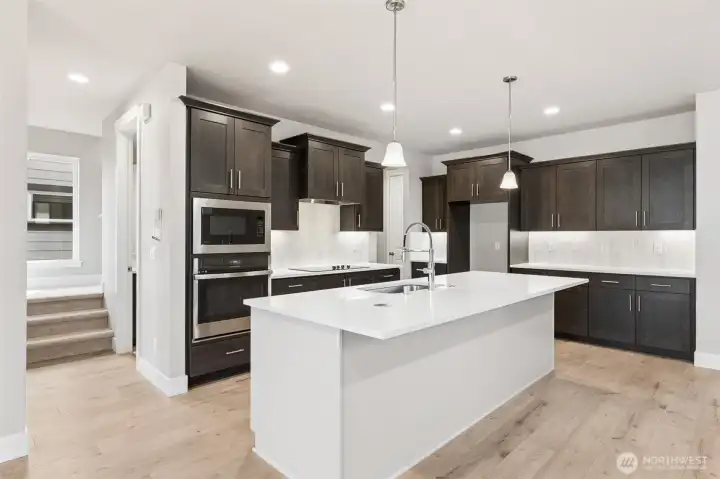 Photos are of the actual home.