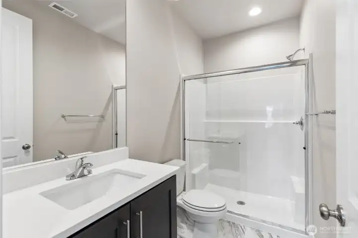 Photos are of the actual home.