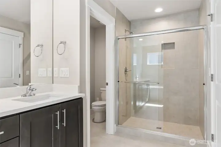 Photos are of the actual home.