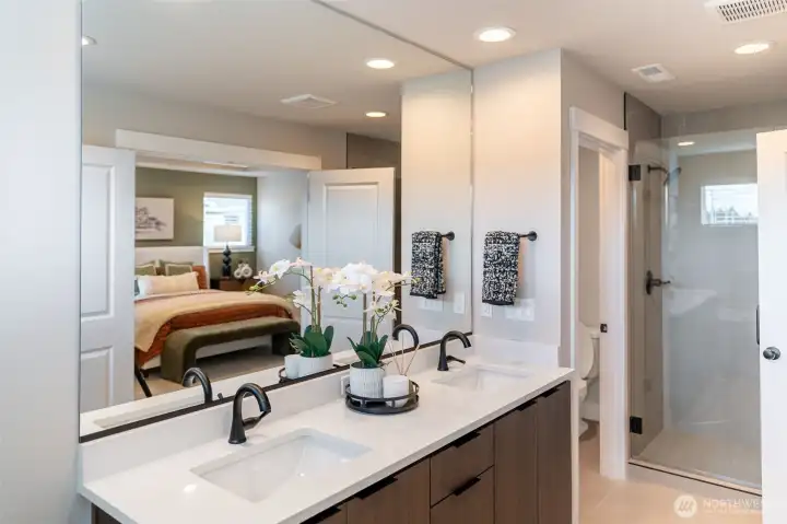 Photos of Model Home (same floor plan) in different community