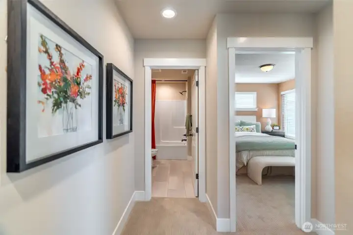 Photos of Model Home (same floor plan) in different community