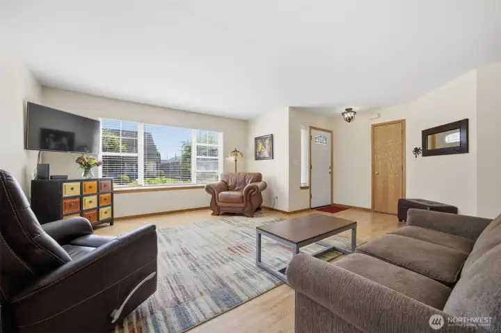 From dining area through living room