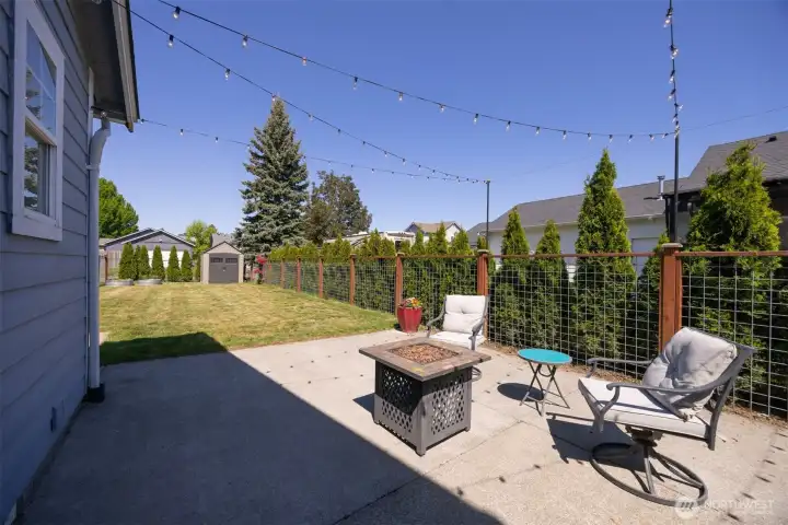 Patio from side door