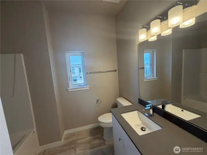 Photo of subject property. Main bathroom upstairs with Toto toilet