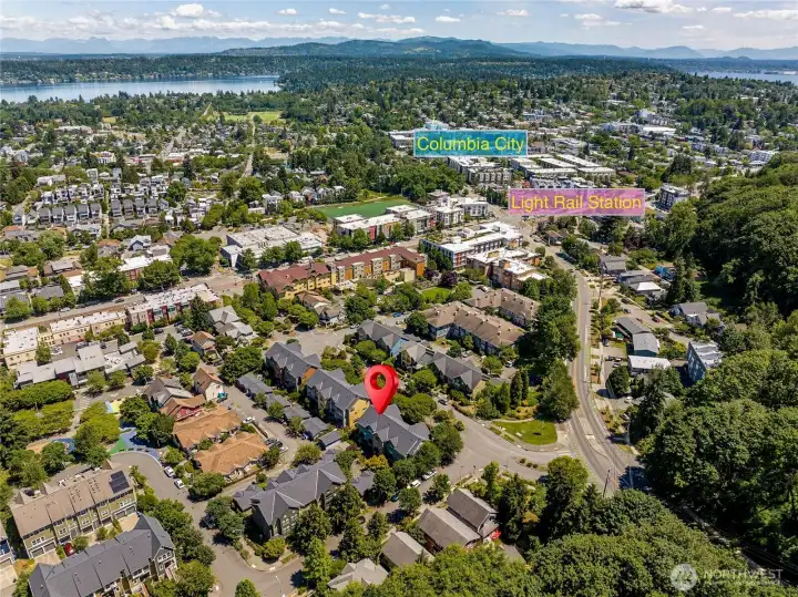 Ideal access to light rail and the business and retail hub of Columbia City.