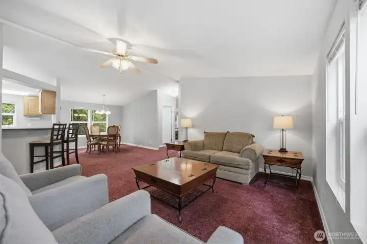 Main living room area. Main living room area.