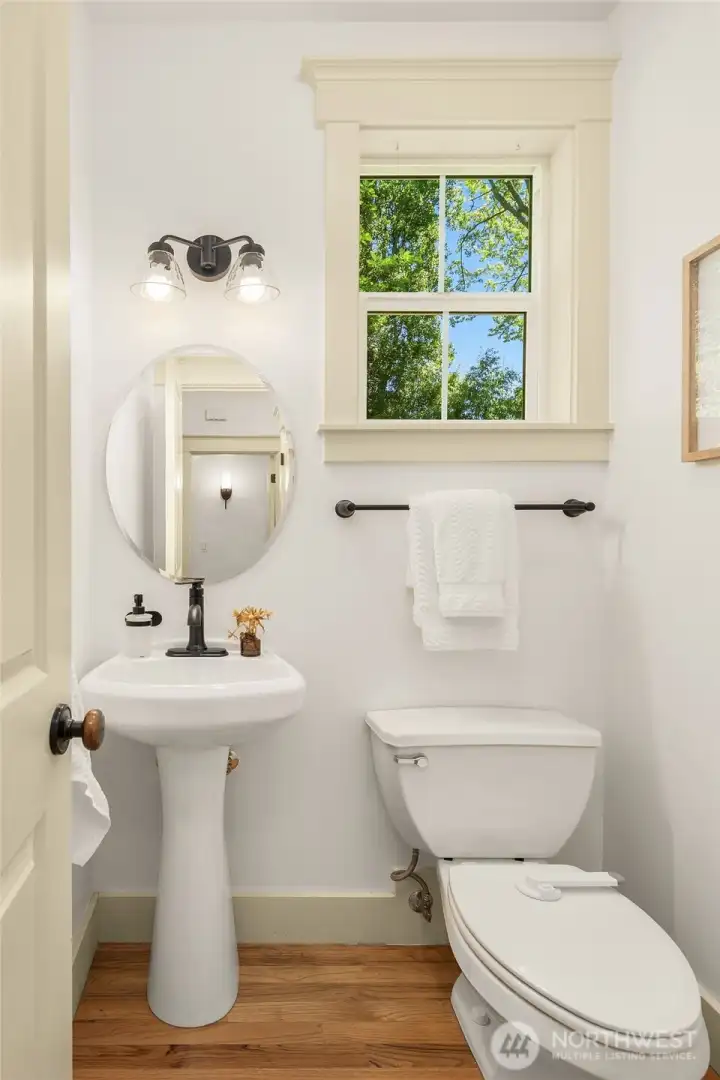 Main floor powder bathroom