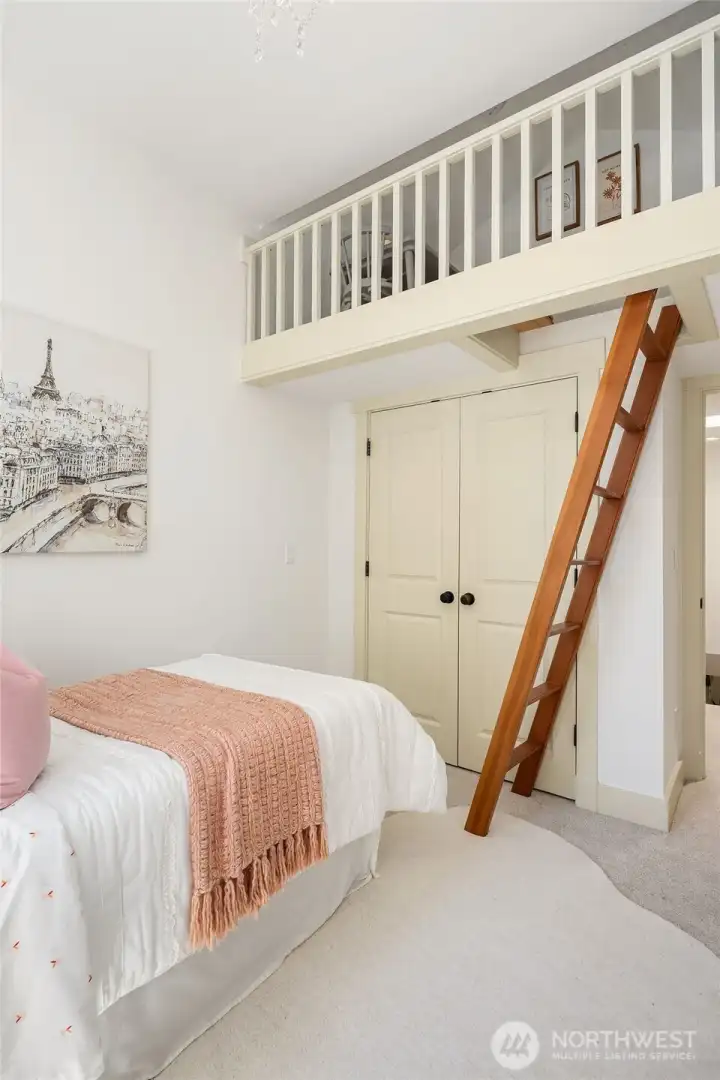 Bedroom #2 with loft
