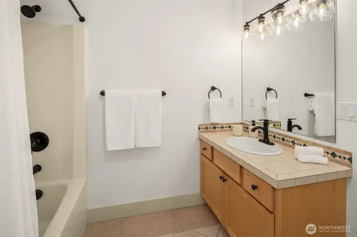 Lower floor full bathroom