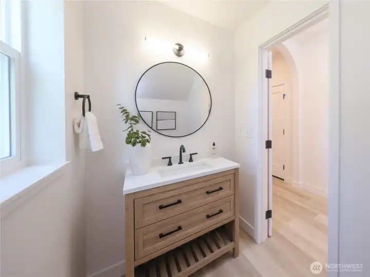 Stunning powder bathroom